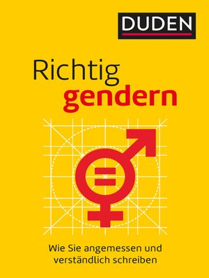 cover image of Richtig gendern